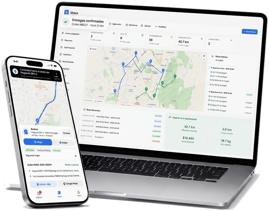 Dashboard y App Móvil de Globia